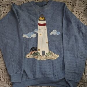 90s Time Out - Light House Oversized Crew Neck sz Small
